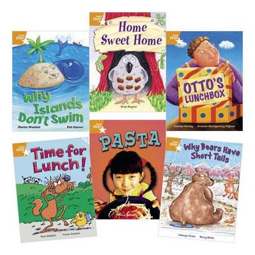 portada Learn at Home: Star Reading Orange Level Pack (5 Fiction and 1 Non-Fiction Book) 