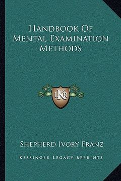 portada handbook of mental examination methods