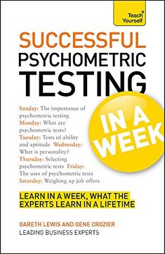 portada Successful Psychometric Testing in a Week a Teach Yourself Guide (en Inglés)