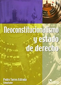 portada neoconstitucionalismo y estado de derecho (in Spanish)