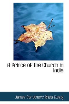 portada a prince of the church in india