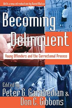 portada Becoming Delinquent: Young Offenders and the Correctional Process (in English)