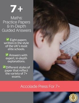 portada 7+ Maths: Practice Papers & In-Depth Answers (en Inglés)
