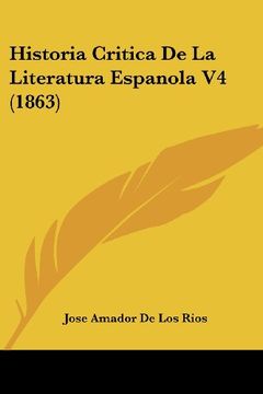 portada Historia Critica de la Literatura Espanola v4 (1863)