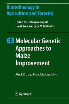 portada molecular genetic approaches to maize improvement (en Inglés)