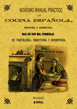 portada Novísimo Manual de Cocina Española, Francesa y Americana (in Spanish)