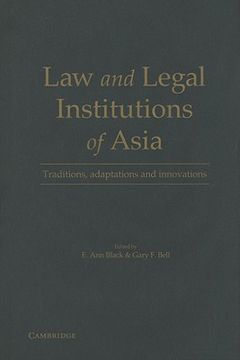 portada Law and Legal Institutions of Asia (en Inglés)
