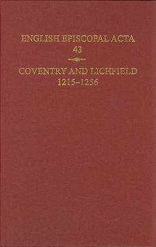 portada English Episcopal Acta, 43: Coventry & Lichfield 1215-1256