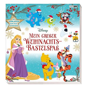 portada Disney: Mein Großer Weihnachts-Bastelspaß: Bastelblock mit Stabilen Bastelvorlagen (en Alemán)