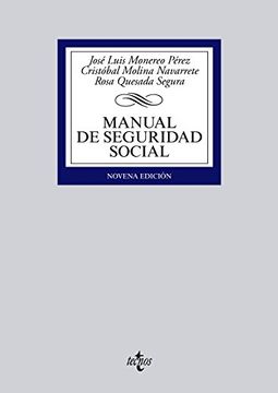 portada Manual De Seguridad Social (Derecho - Biblioteca Universitaria De Editorial Tecnos)
