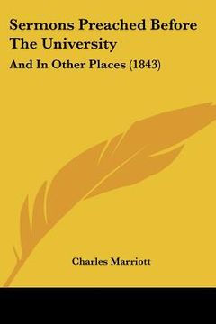 portada sermons preached before the university: and in other places (1843) (en Inglés)