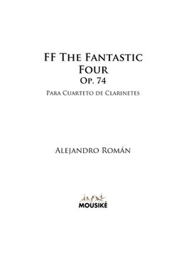 portada FF The Fantastic Four, Op. 74: para Cuarteto de Clarinetes