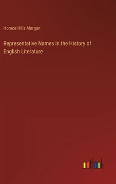 portada Representative Names in the History of English Literature (en Inglés)