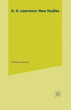 portada D. H. Lawrence: New Studies (en Inglés)