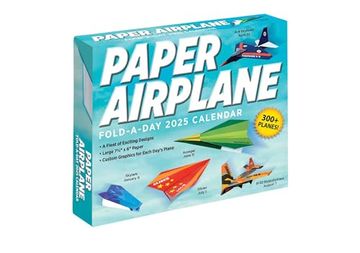 portada Paper Airplane 2025 Fold-A-Day Calendar (en Inglés)