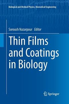 portada Thin Films and Coatings in Biology (en Inglés)