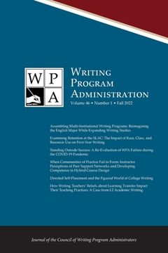 portada Wpa: Writing Program Administration 46.1 (Fall 2022) (en Inglés)