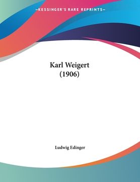portada Karl Weigert (1906) (in German)