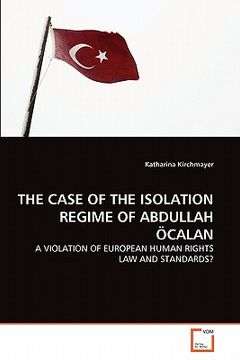 portada the case of the isolation regime of abdullah ocalan (en Inglés)