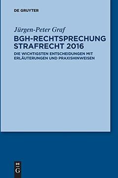 portada Bgh-Rechtsprechung Strafrecht 2016 (en Alemán)