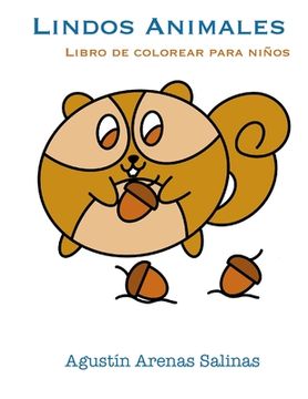portada Lindos Animales Libro de Colorear para Niños: Más de 50 animales para colorear