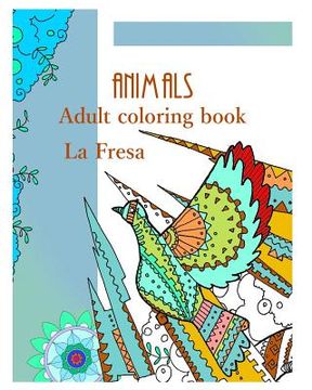 portada Animals: Adult Coloring Book (en Inglés)