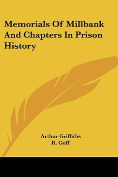 portada memorials of millbank and chapters in prison history (en Inglés)