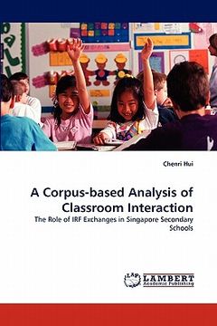 portada a corpus-based analysis of classroom interaction (en Inglés)