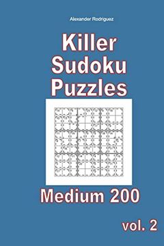 portada Killer Sudoku Puzzles - Medium 200 Vol. 20 (en Inglés)