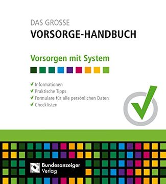 portada Das Große Vorsorge-Handbuch (en Alemán)