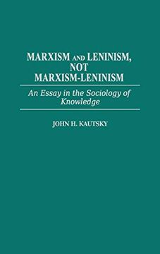 portada Marxism and Leninism (Contributions in Political Science) (en Inglés)