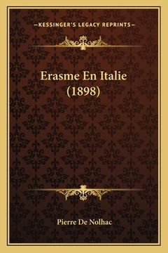 portada Erasme En Italie (1898) (en Francés)