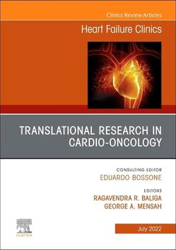 portada Translational Research in Cardio-Oncology, an Issue of Heart Failure Clinics (Volume 18-3) (The Clinics: Internal Medicine, Volume 18-3) (en Inglés)