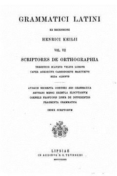 portada Grammatici Latini ex Recensione Henrici Keilii (en Latin)