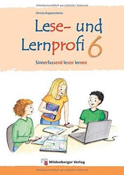 portada Lese- und Lernprofi 6 - Schülerarbeitsheft - Silbierte Ausgabe: Sinnerfassend Lesen Lernen in Klasse 6 (en Alemán)