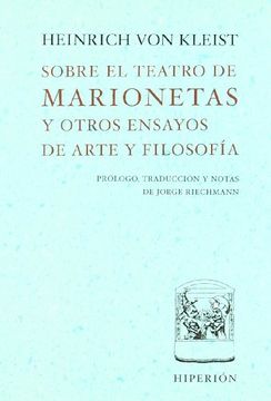 portada Sobre el Teatro de Marionetas y Otros Ensayos de Arte y Filosofia (2ª Ed. )