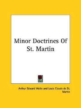 portada minor doctrines of st. martin (in English)