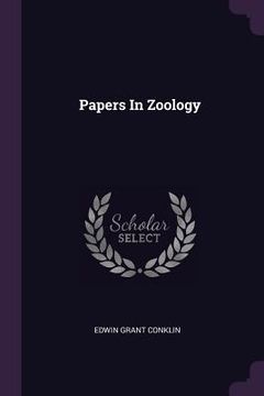 portada Papers In Zoology (en Inglés)