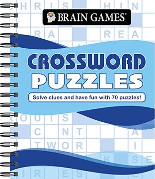 portada Brain Games - Crossword Puzzles (Waves): Solve Clues and Have fun With 70 Puzzles! (en Inglés)