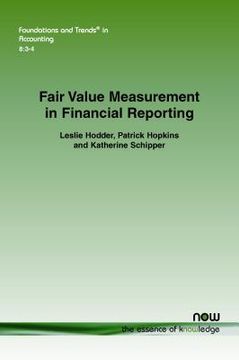 portada Fair Value Measurement in Financial Reporting