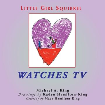 portada Little Girl Squirrel Watches TV (en Inglés)