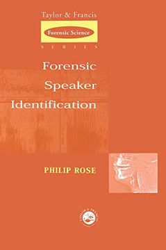 portada Forensic Speaker Identification (International Forensic Science and Investigation) 