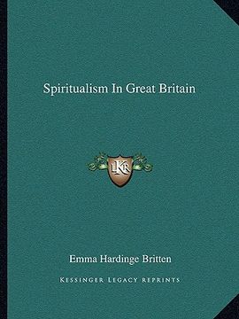 portada spiritualism in great britain (en Inglés)