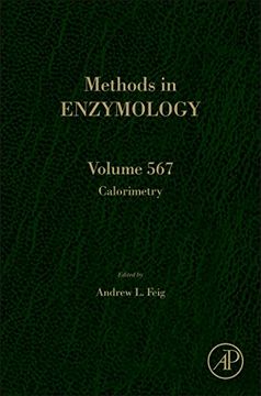 portada Calorimetry, Volume 567 (Methods in Enzymology) (en Inglés)