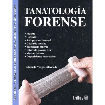 portada Tanatologia Forense