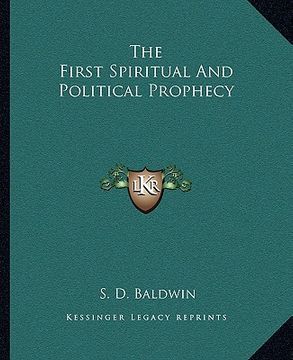 portada the first spiritual and political prophecy (in English)