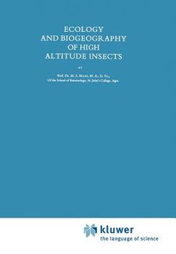portada ecology and biogeography of high altitude insects (in English)