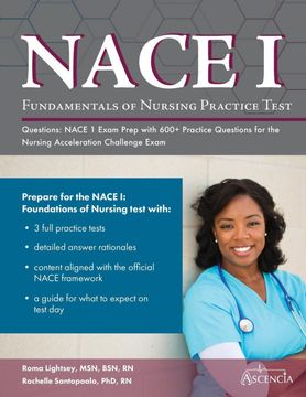 portada Fundamentals of Nursing Practice Test Questions: Nace 1 Exam Prep With 600+ Practice Questions for the Nursing Acceleration Challenge Exam (en Inglés)