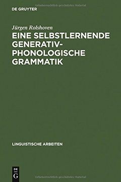 portada Eine selbstlernende generativ-phonologische Grammatik