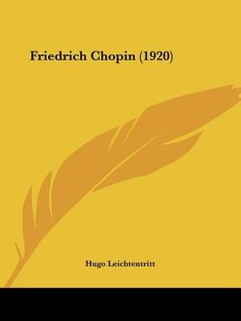 portada friedrich chopin (1920) (en Inglés)